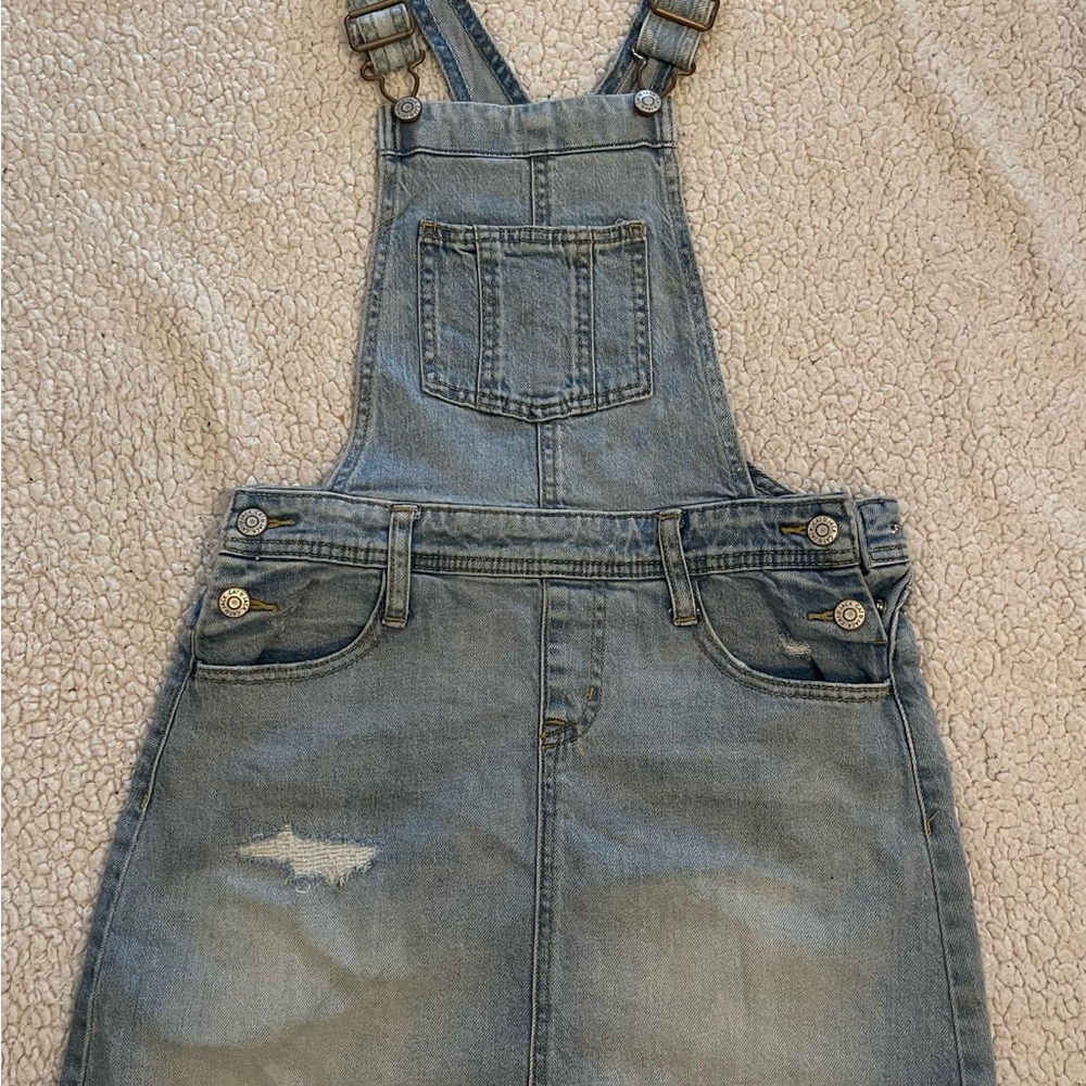 Denim Overall Dress